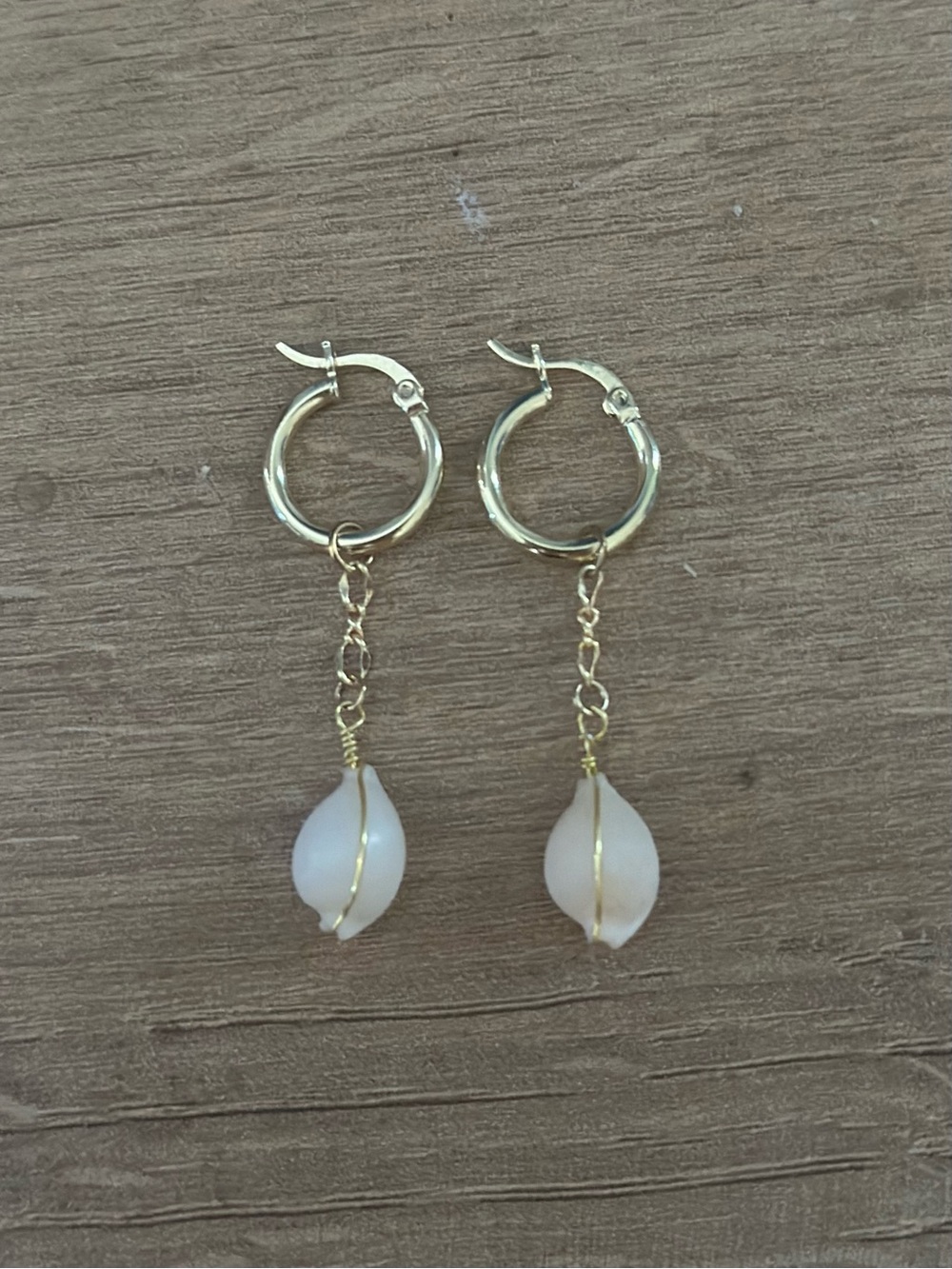 Mini Cowrie Earrings